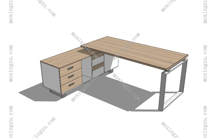 现代风格办公桌SU模型免费下载办公桌.JPG(1)