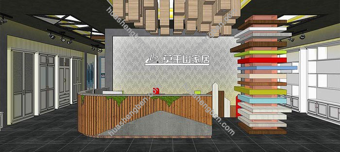 全屋定制莫干山快装店「3U模型（CAD施工图）免费下载」1.jpg(1)