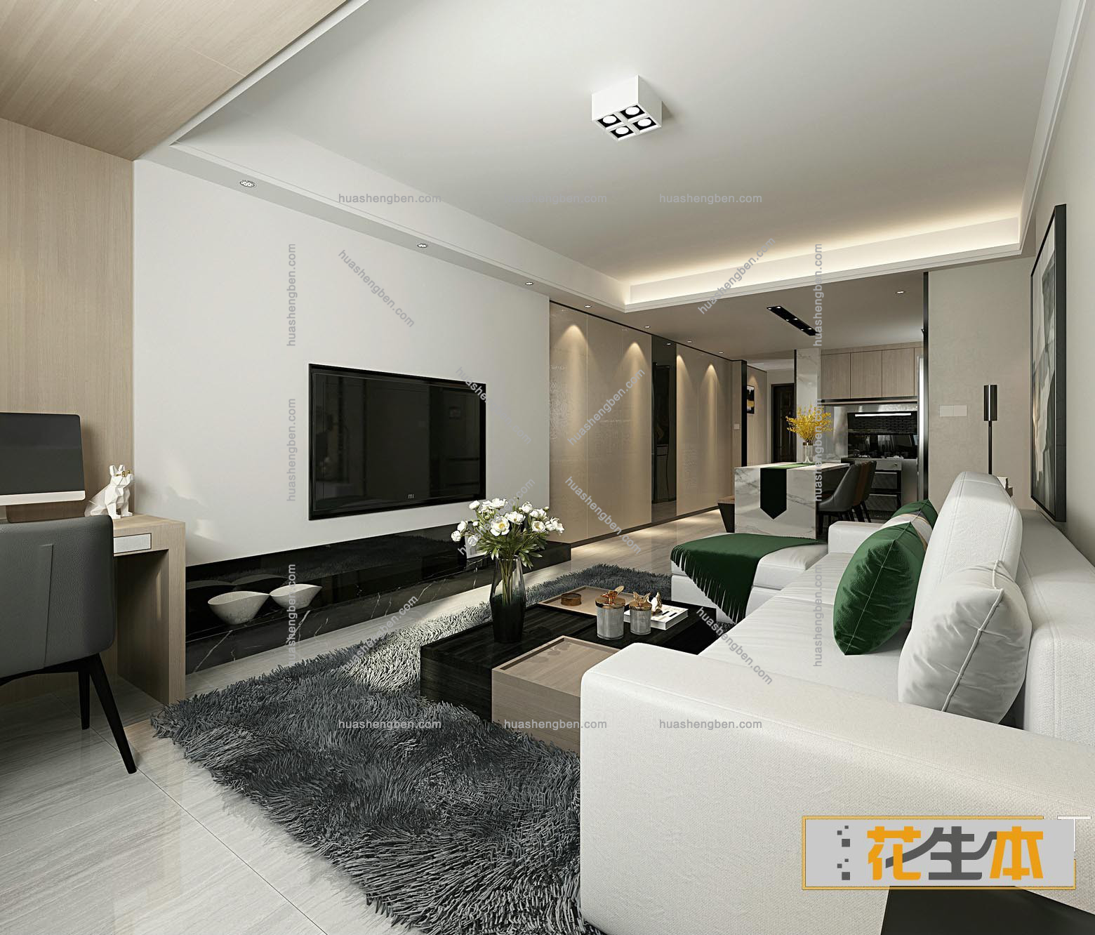 客厅餐厅3d模型「免费下载」7 (3).jpg(3)
