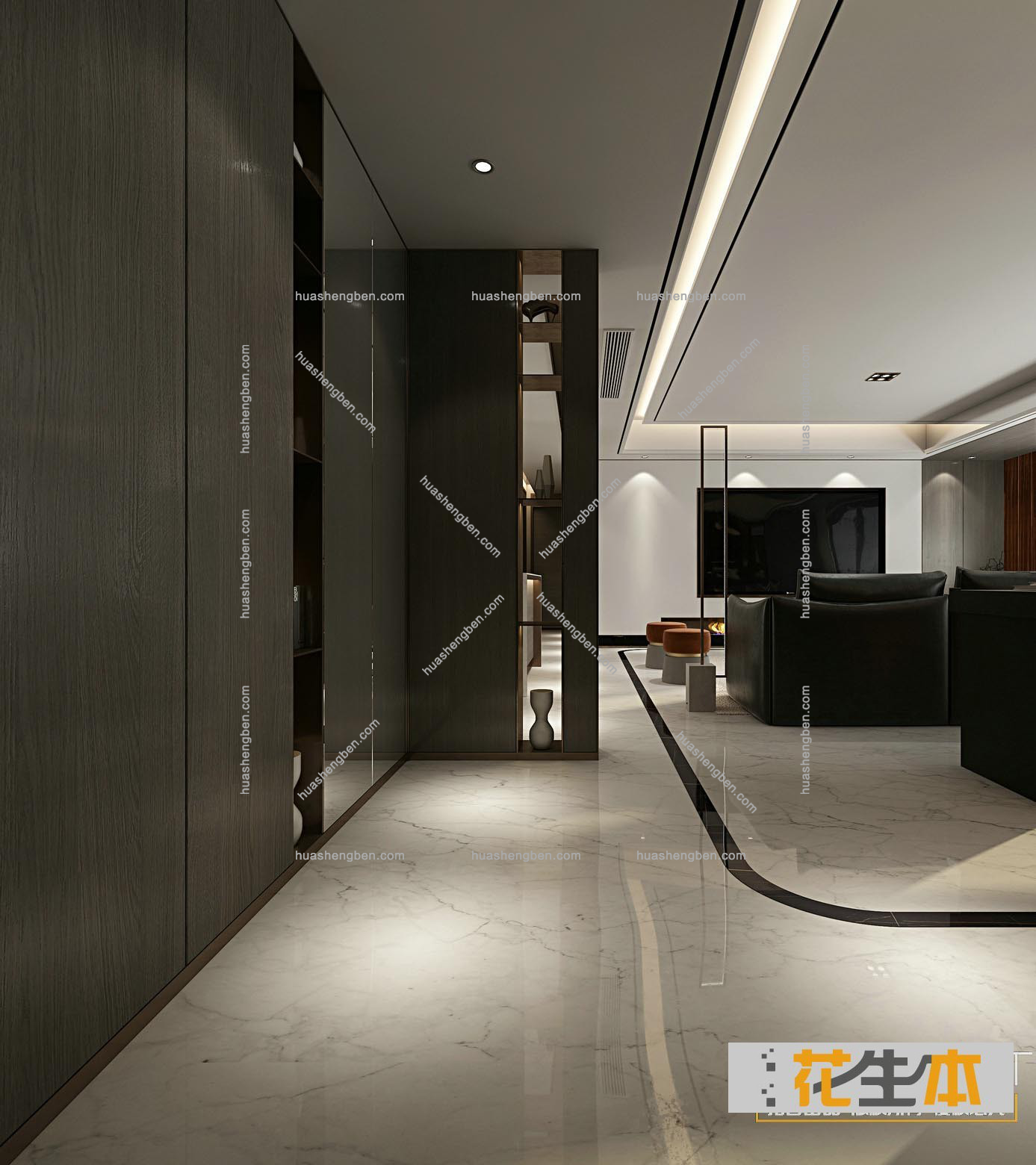 古典整体客厅3d模型「免费下载」4 (1).jpg(1)