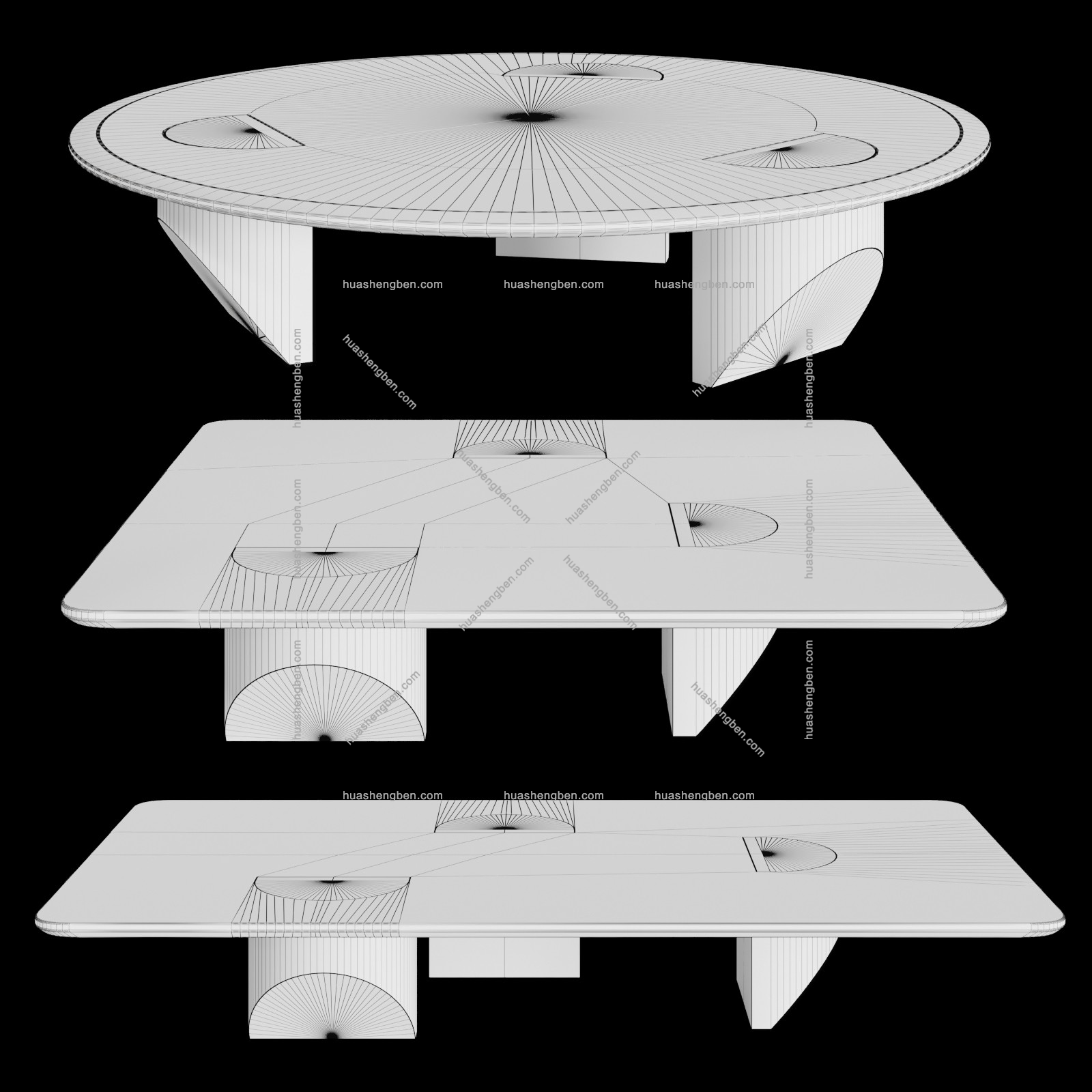 现代玻璃茶几组合3d模型「免费下载」p2 setka.jpg(2)