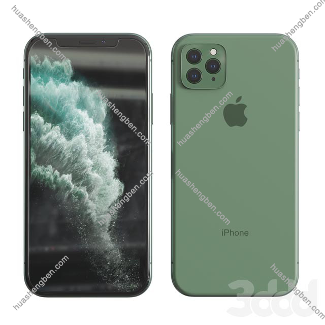 现代iPhone11手机3d模型「免费下载」2760139.jpg(1)