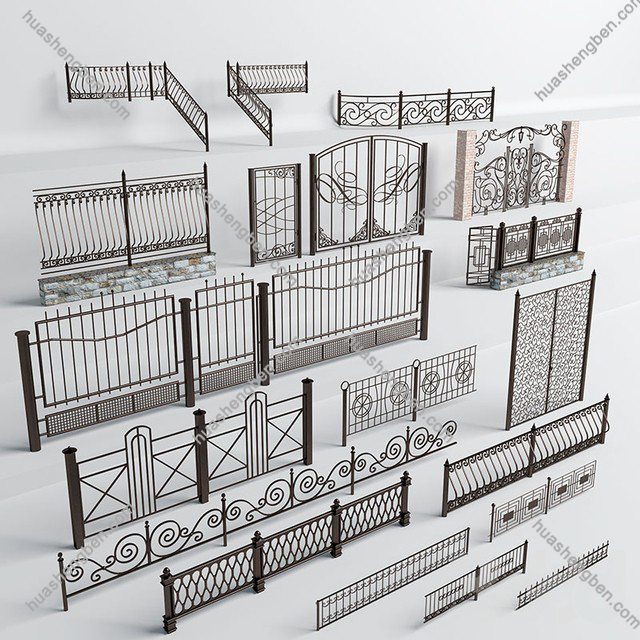 现代围栏组合3d模型「免费下载」116755.jpg(1)