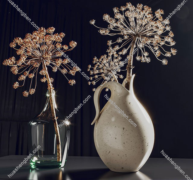 现代花瓶花卉组合3d模型「免费下载」Modern dry branch vase.jpg(1)