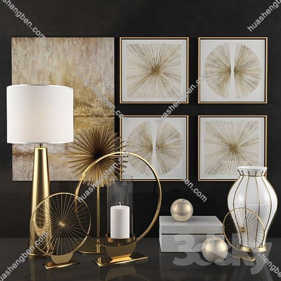 现代饰品摆件组合3d模型「免费下载」Decorative set 7.jpg(1)