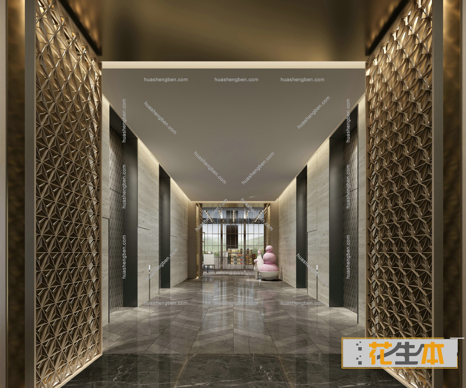 中式走廊3d模型「收费下载」3.jpg(1)