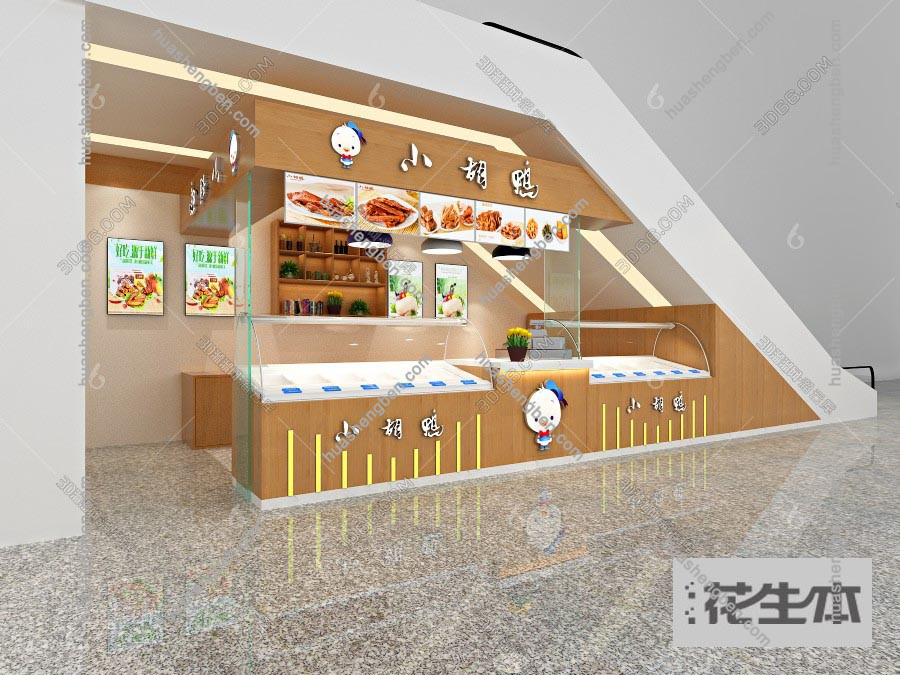 现代餐饮店3d模型「免费下载」624268.jpg(1)