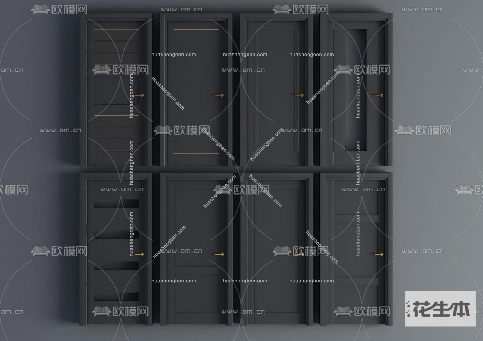 现代单开门3d模型「免费下载」现代单开门3d模型ID775176.jpg(1)