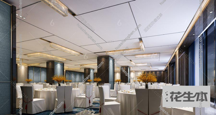 现代酒店大堂餐厅3d模型「免费下载」784141_1178229.jpg(1)
