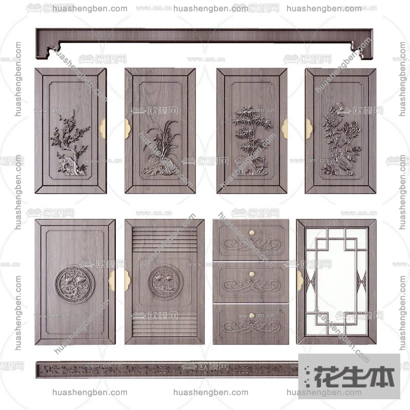 新中式橱柜门护墙板线条组合3d模型「免费下载」39Pou3n3UOLCHv8jh9V7NpUp3.jpg(1)