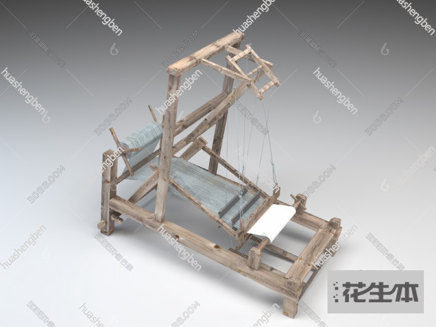 现代织布机3d模型「免费下载」织布机3D模型 （ID：574739）.jpg(1)