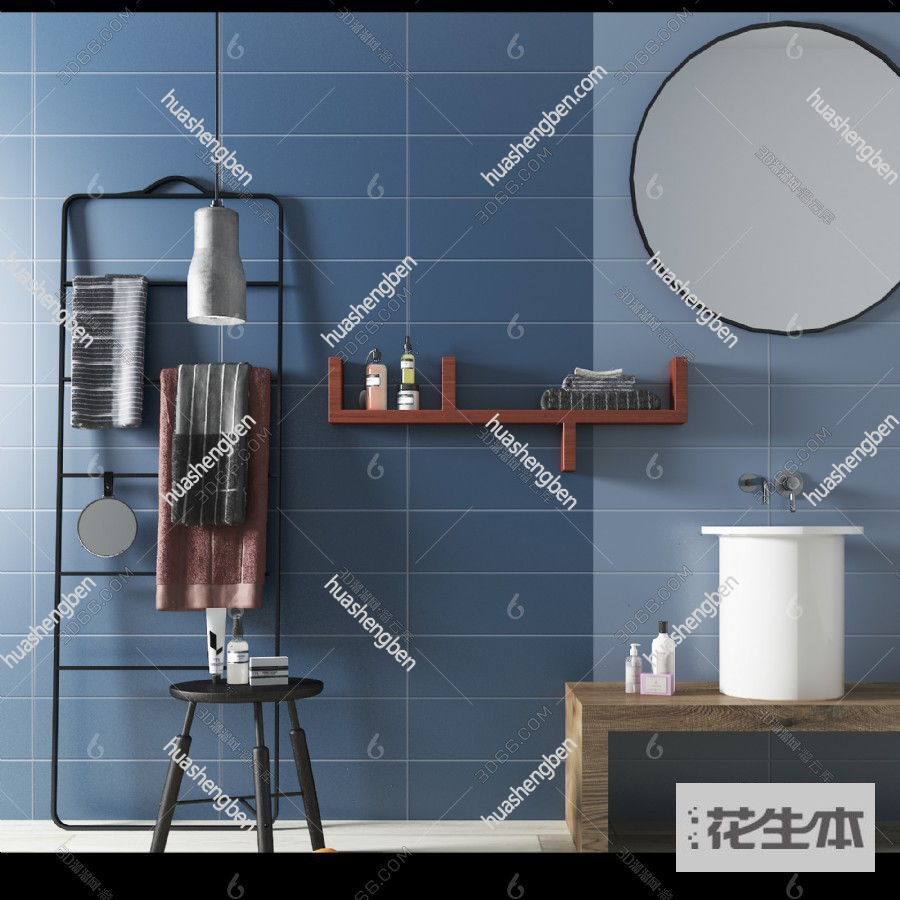 现代卫浴小件3d模型「免费下载」卫浴小件3D模型 （ID：584591）.jpg(1)