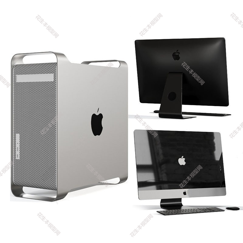 现代苹果电脑3d模型「免费下载」Imac Pro By Apple.jpg(1)