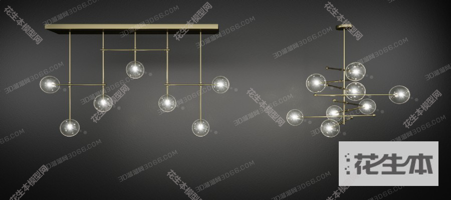 现代异形吊灯3d模型「免费下载」异形吊灯3D模型 （ID：563255）.jpg(1)