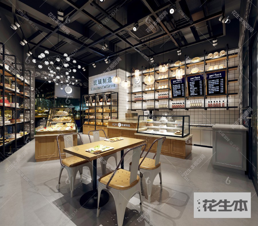 现代面包店3d模型「免费下载」面包店3D模型 （ID：661028）.jpg(1)