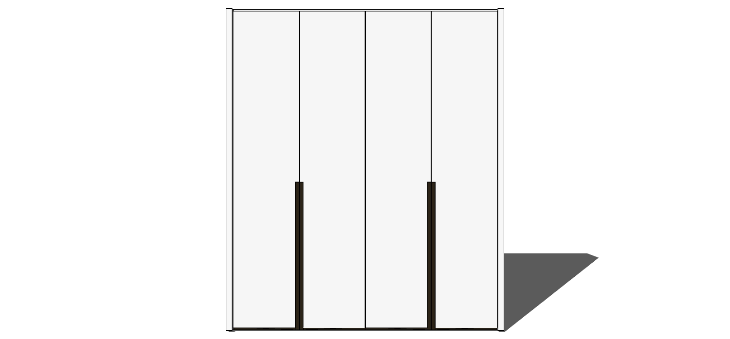 (95) 现代衣柜sketchup草图模型下载