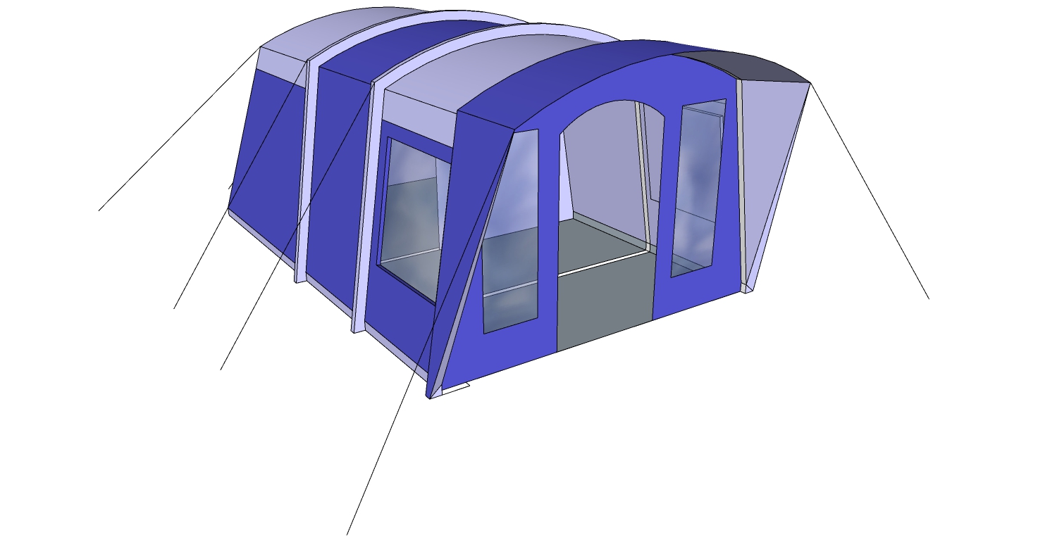 露营野炊帐篷SketchUp草图模型下载 (12)