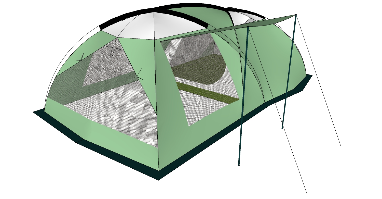 露营野炊帐篷SketchUp草图模型下载 (16)(1)
