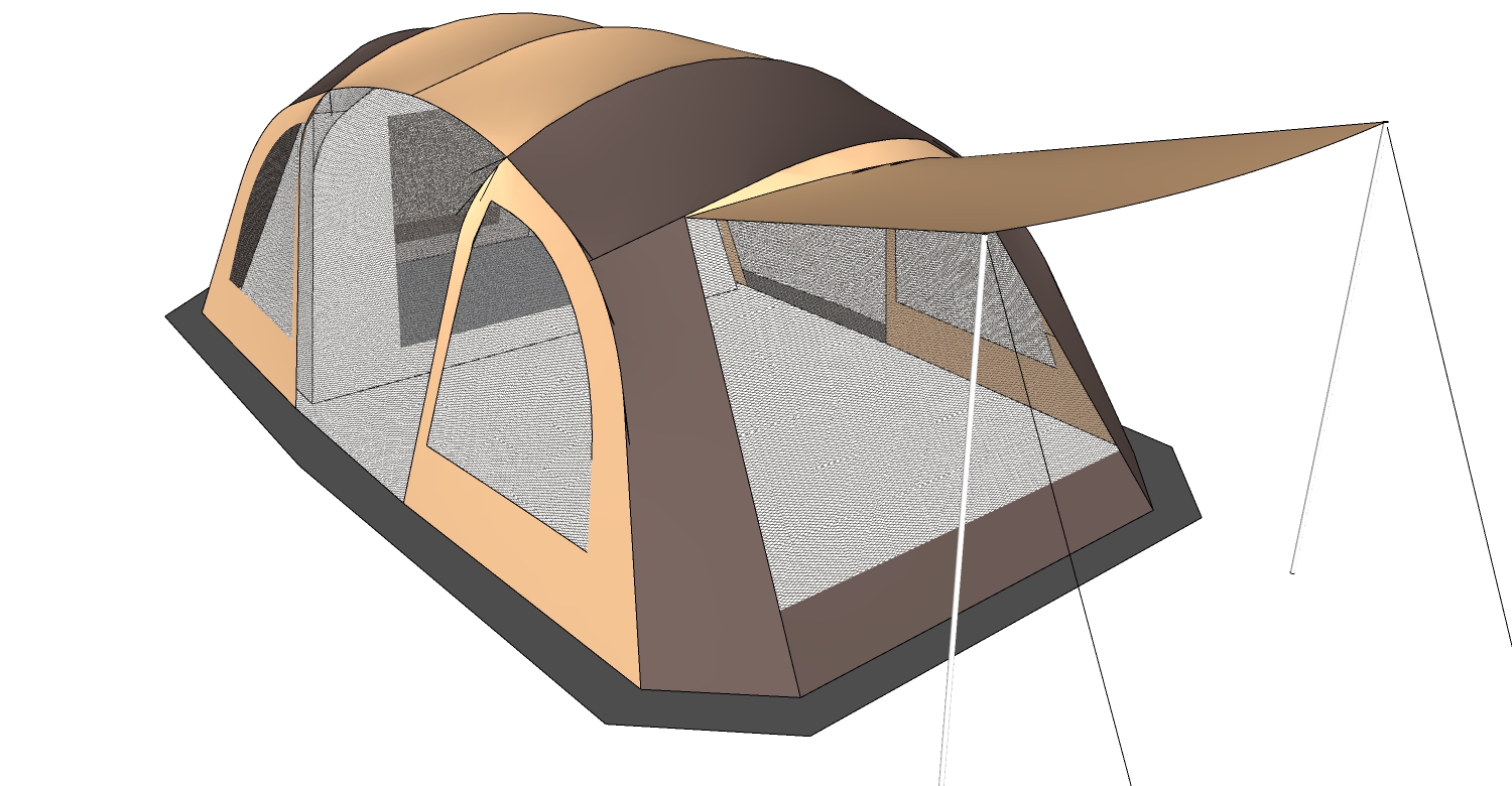 露营野炊帐篷SketchUp草图模型下载 (19)(1)