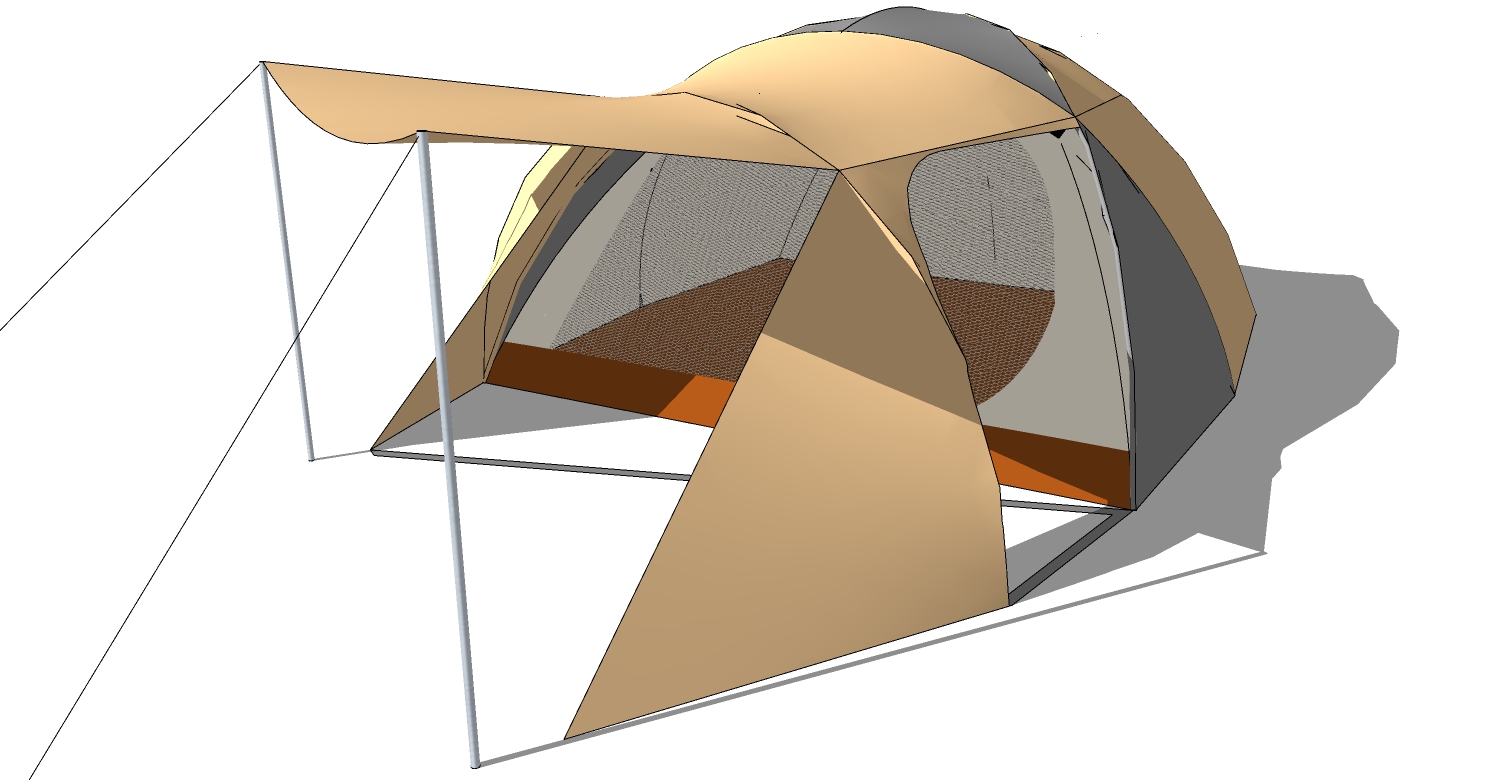 露营野炊帐篷SketchUp草图模型下载 (25)(1)