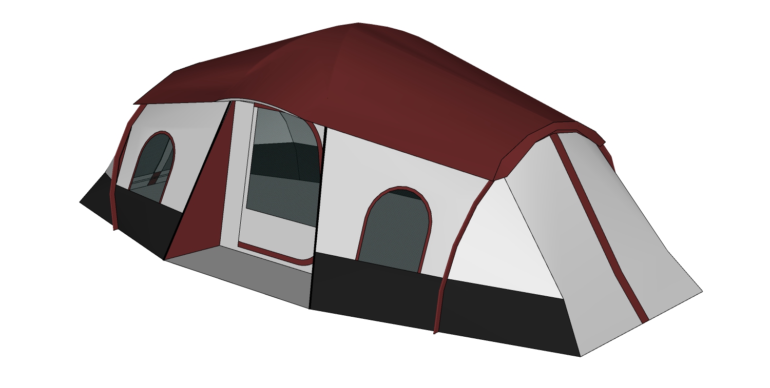露营野炊帐篷SketchUp草图模型下载 (29)