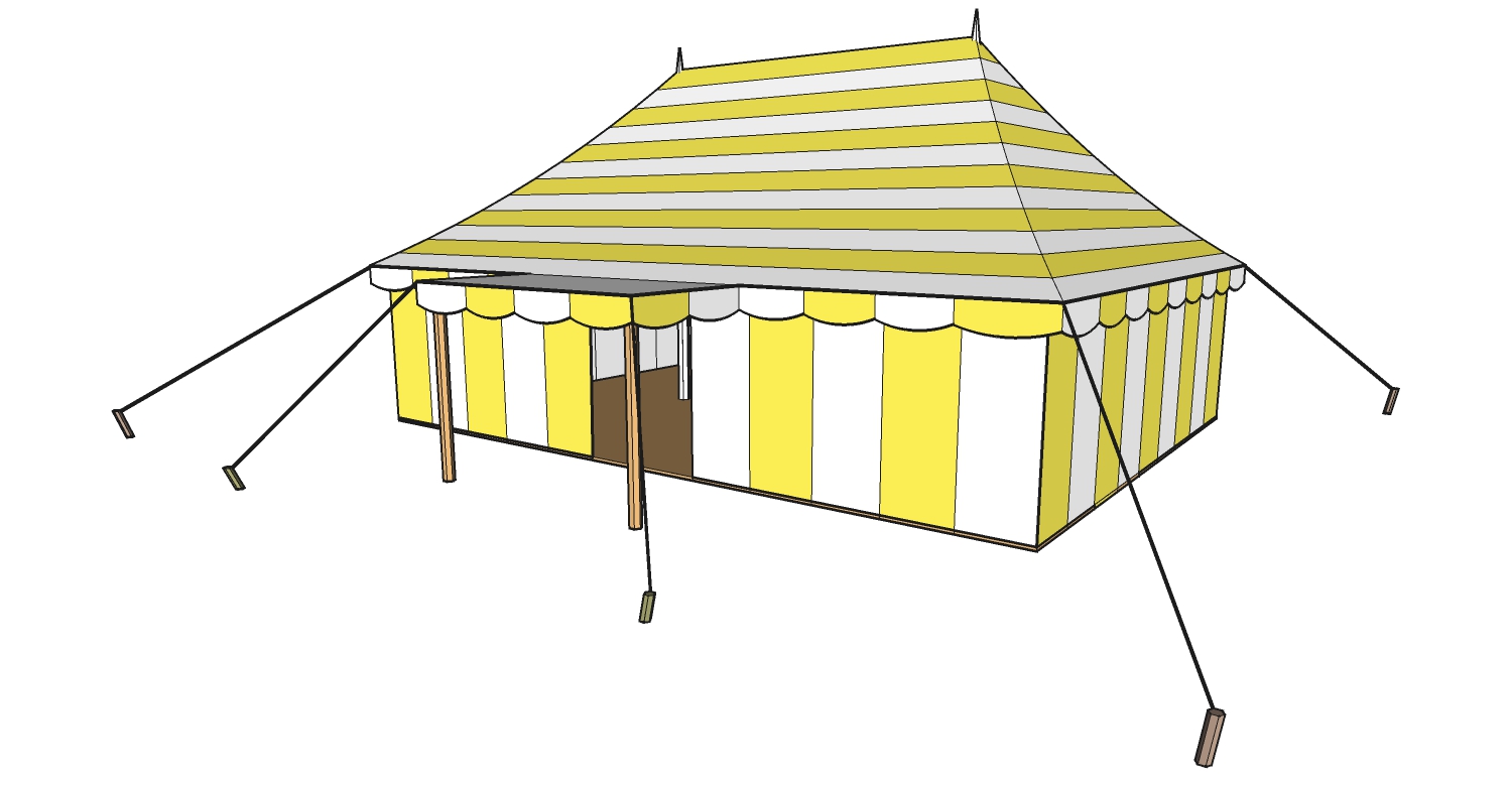 露营野炊帐篷SketchUp草图模型下载 (43)