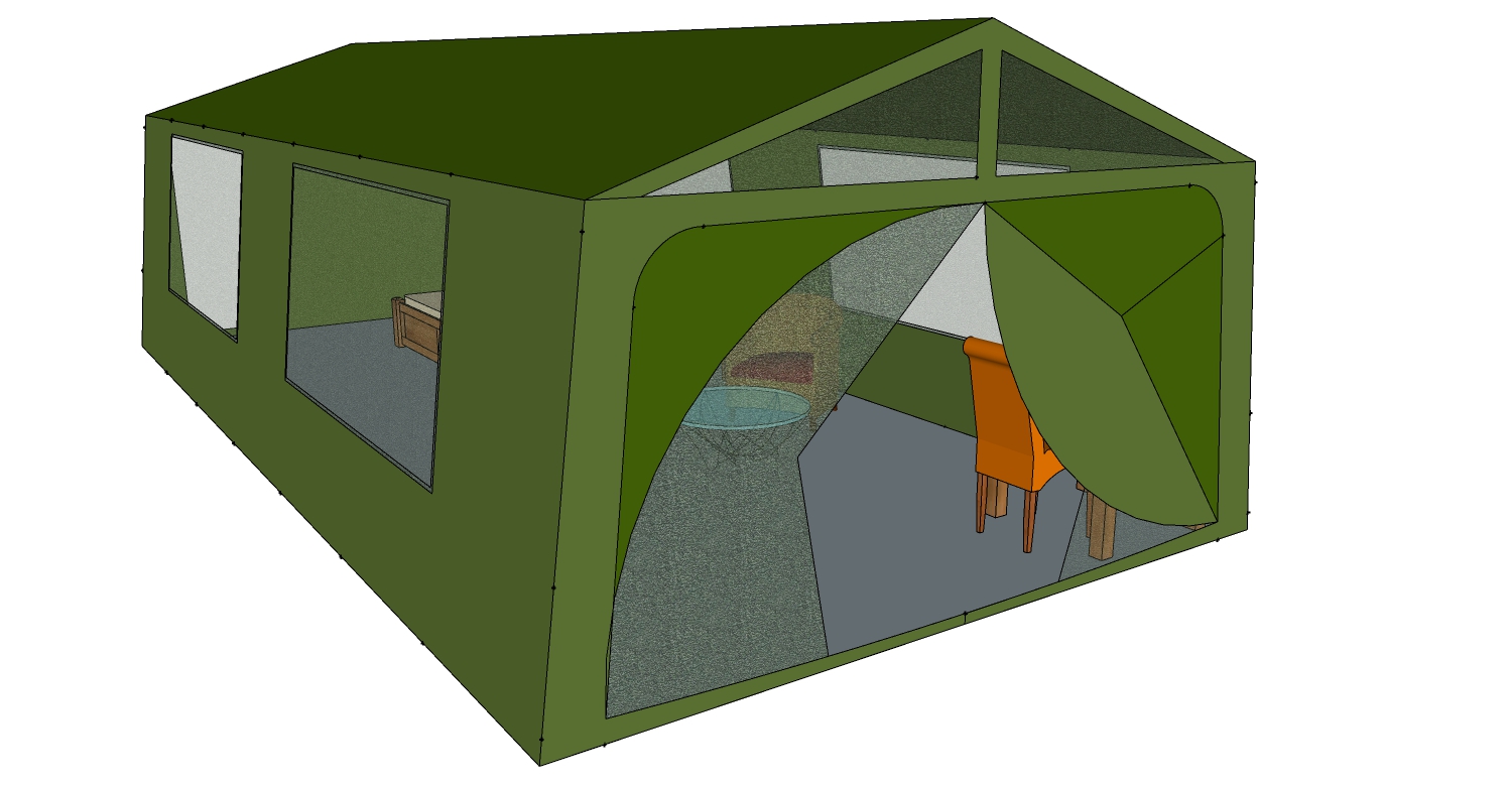 露营野炊帐篷SketchUp草图模型下载 (81)(1)