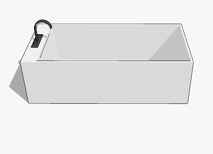 现代卫浴浴缸sketchup草图模型下载 (23)