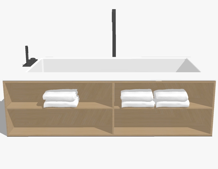 现代卫浴浴缸sketchup草图模型下载 (17)(1)