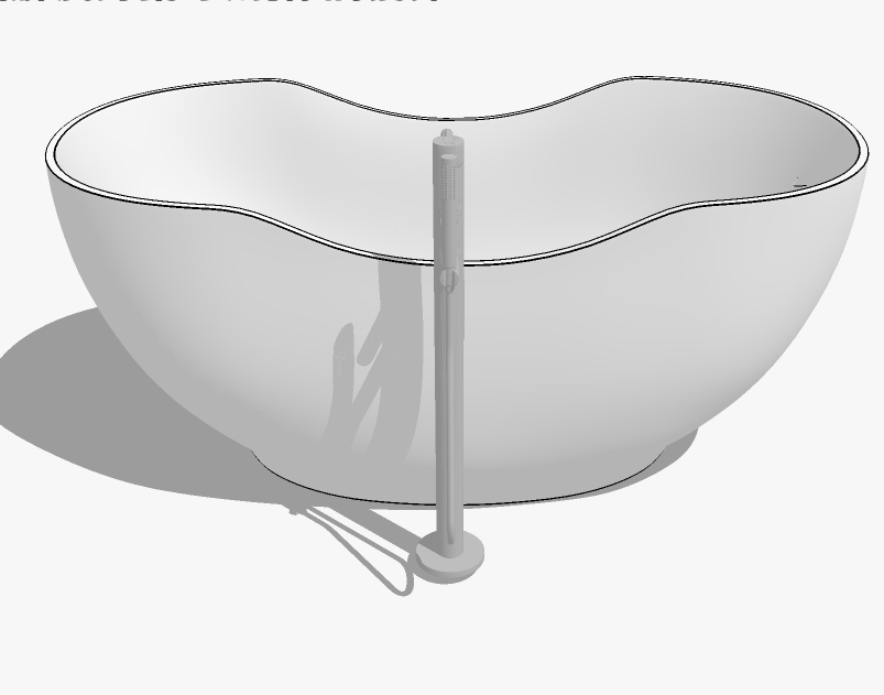 现代卫浴浴缸sketchup草图模型下载 (14)(1)