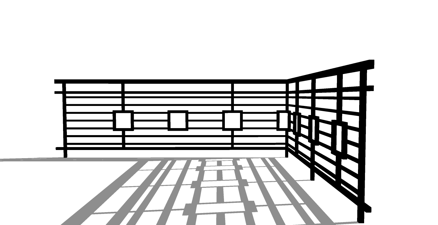 欧式铁艺栏杆护栏扶手 (117)