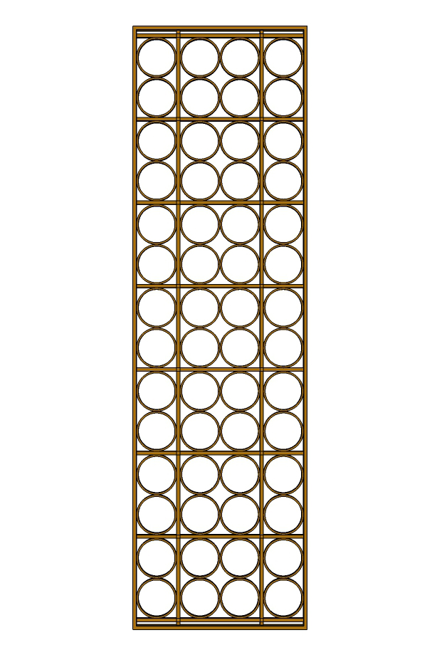 金属隔断花格sketchup草图模型下载(1)