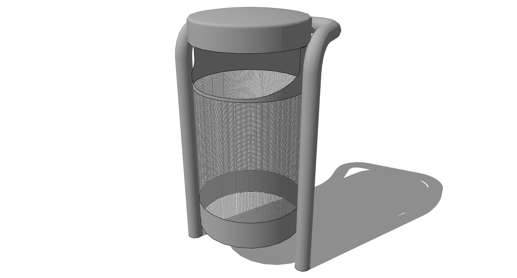 现代简约户外垃圾桶垃圾箱sketchup草图模型下载 (19)(1)