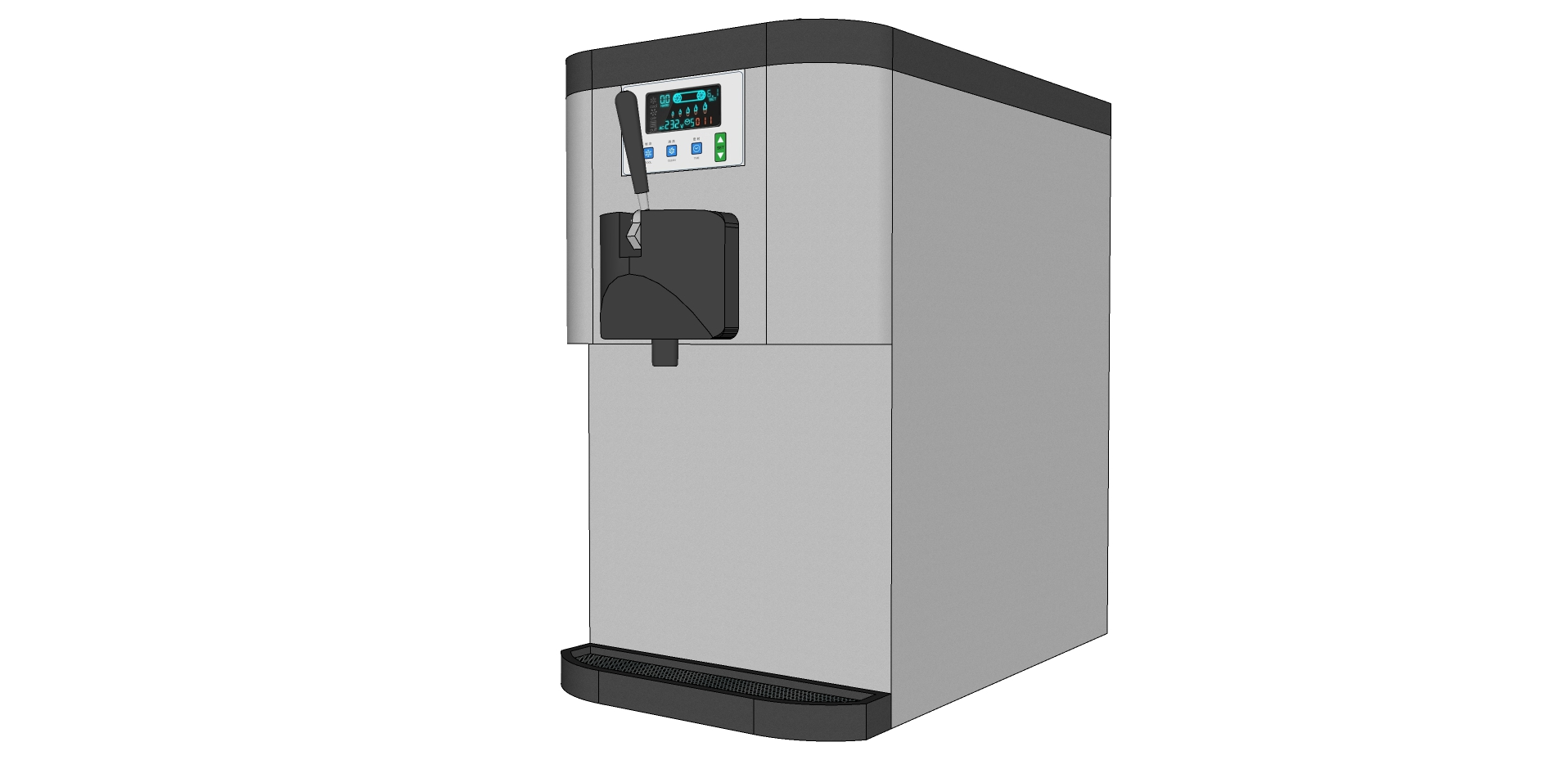 96冰淇淋机sketchup草图模型下载(1)