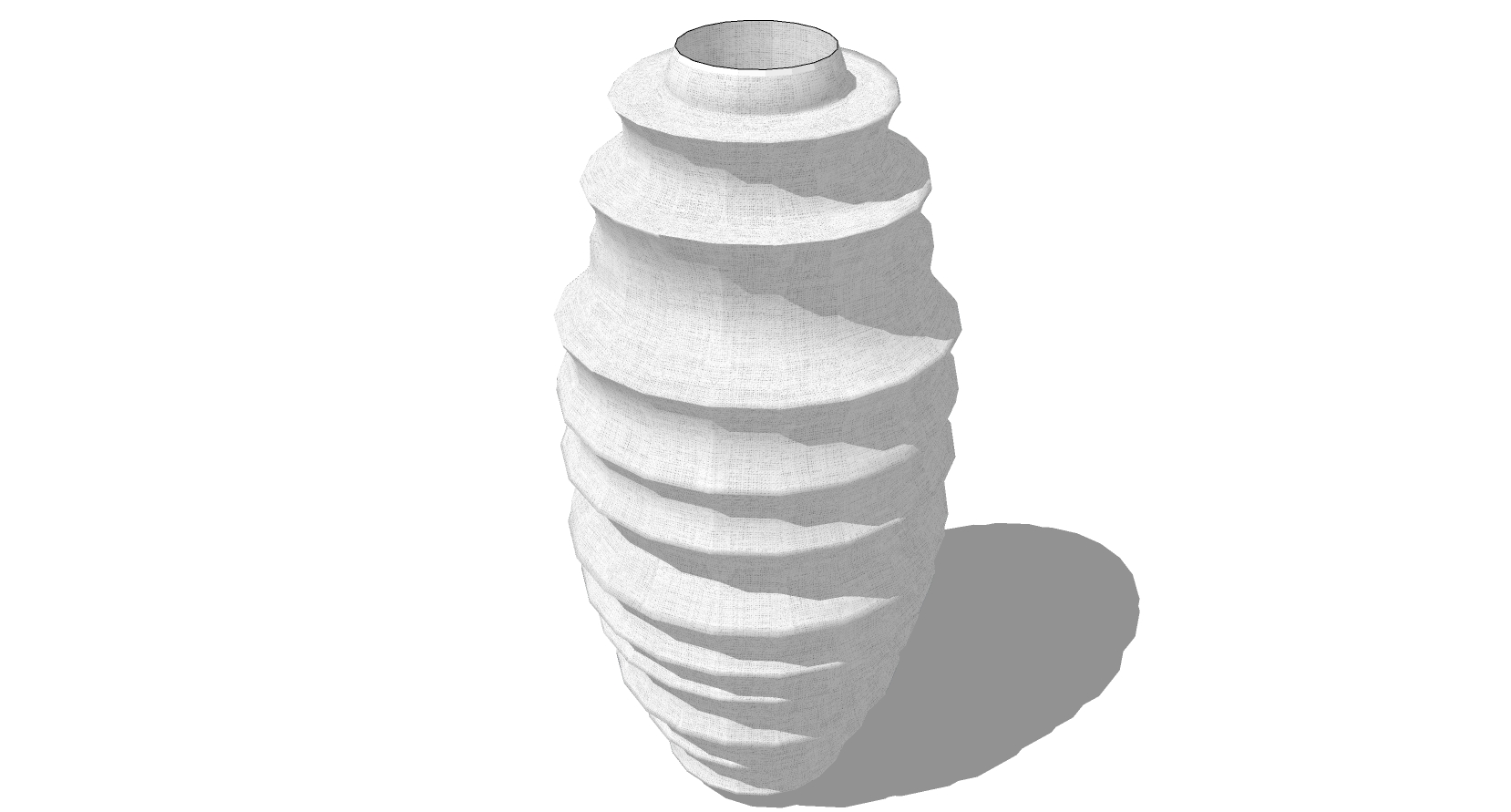 (5)陶瓷瓶子罐子sketchup草图模型下载