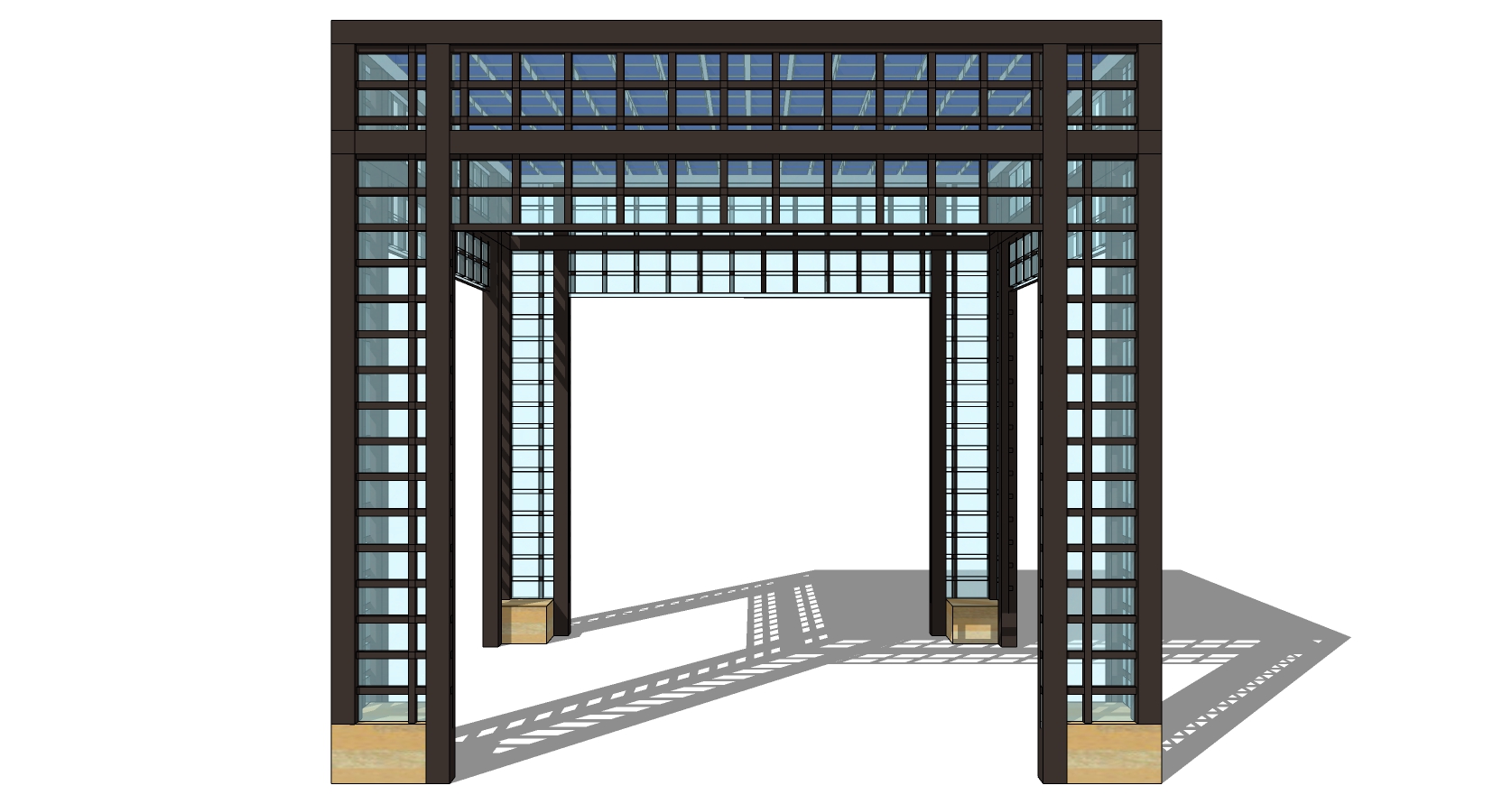 23中式凉亭亭子sketchup草图模型下载(1)