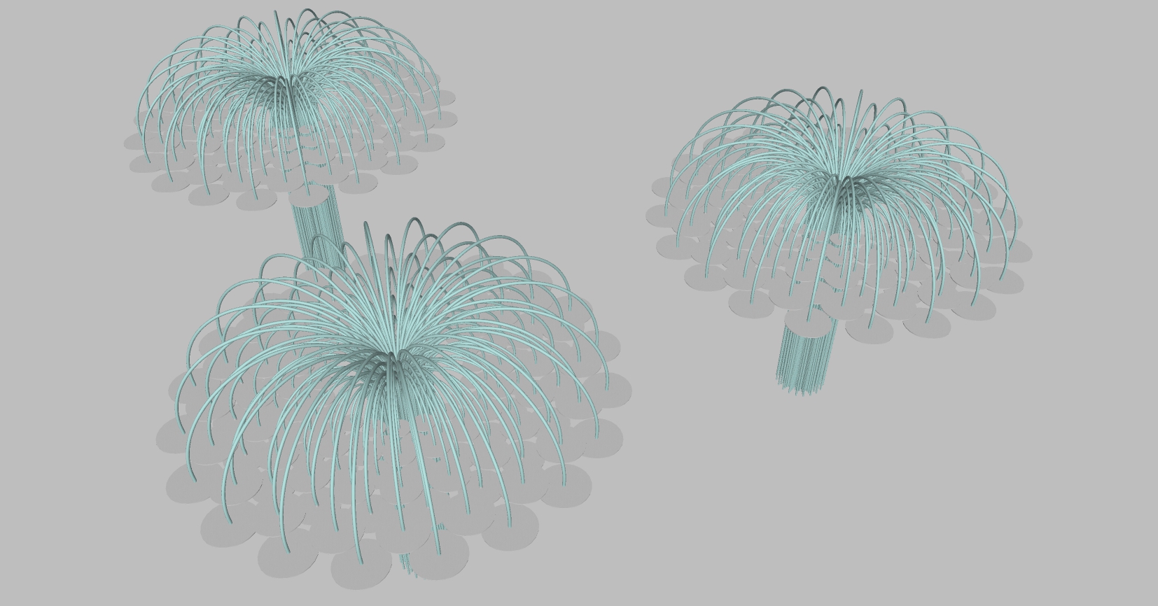 后现代异形膜结构,异形膜结构,景观 sketchup草图模型下载(1)