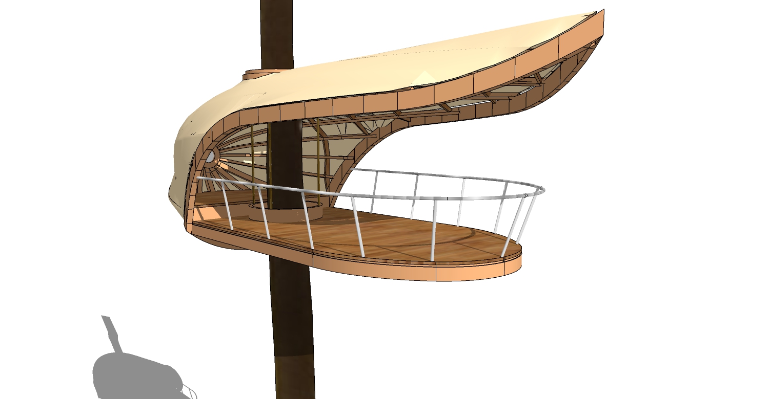 树屋小木屋SketchUp草图模型下载 (42)