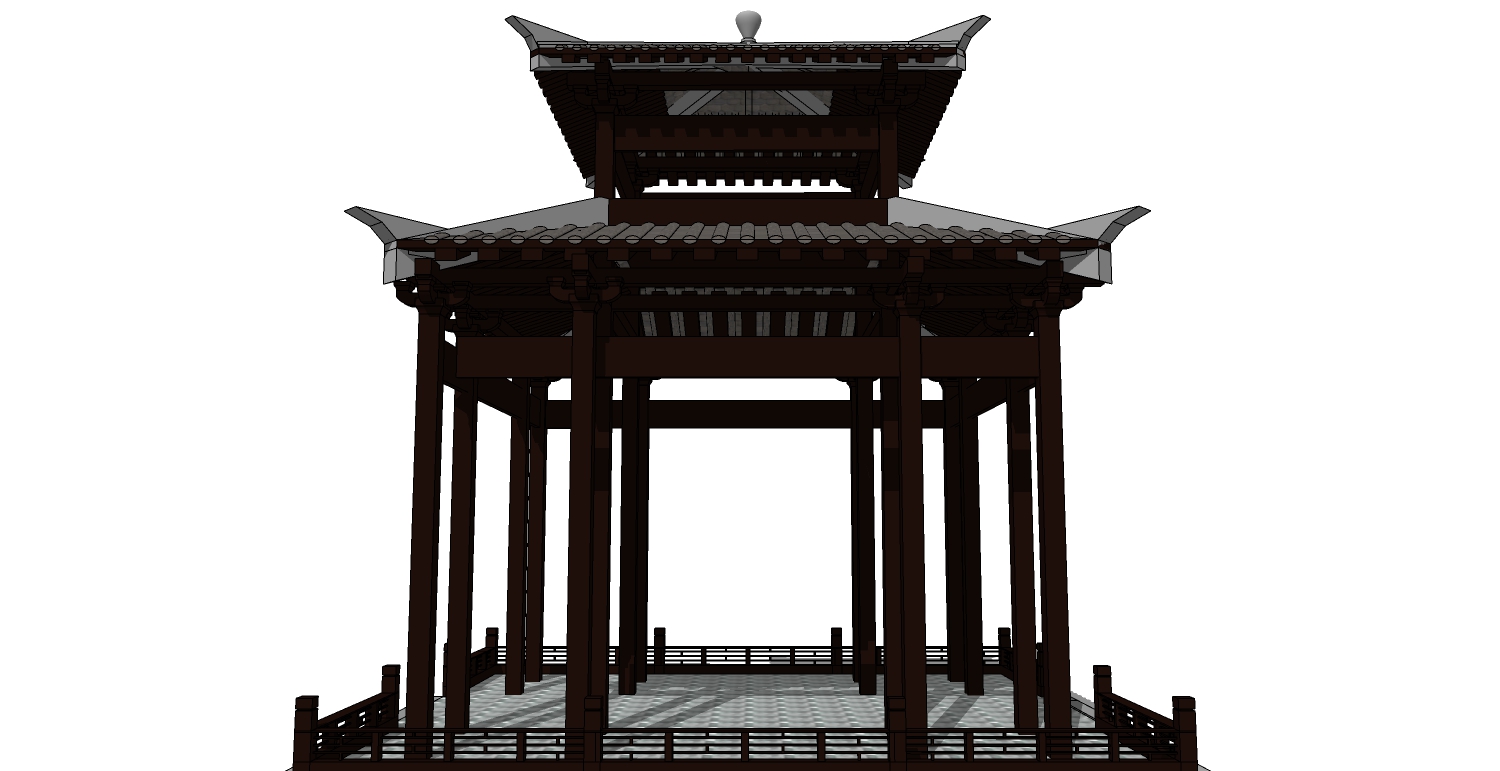 中式古建凉亭 (9)(1)