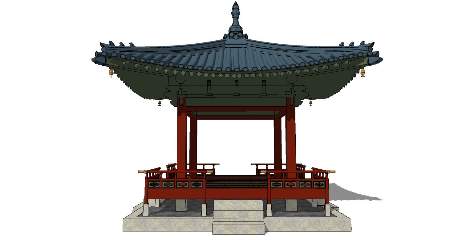中式古建凉亭 (3)(1)
