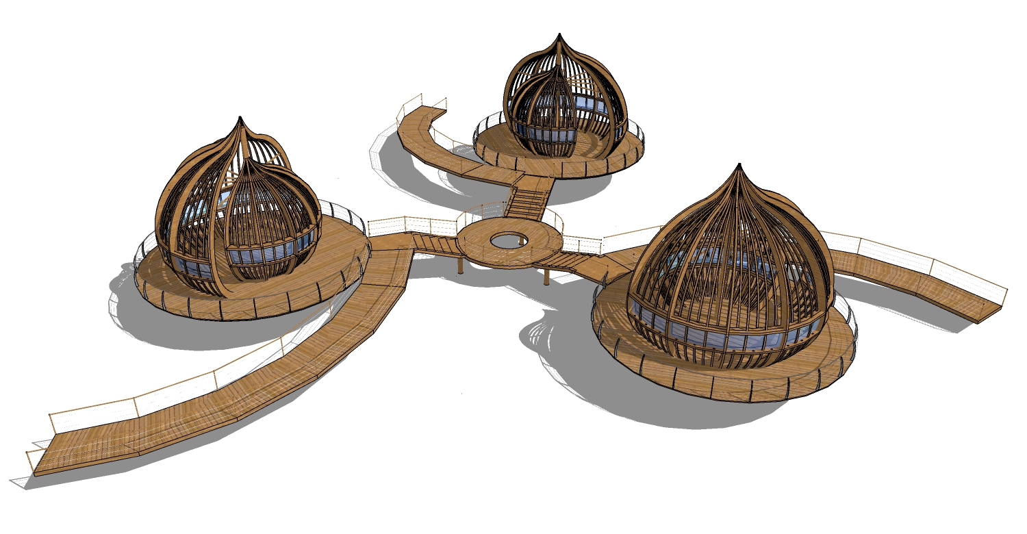 树屋小木屋SketchUp草图模型下载 (24)