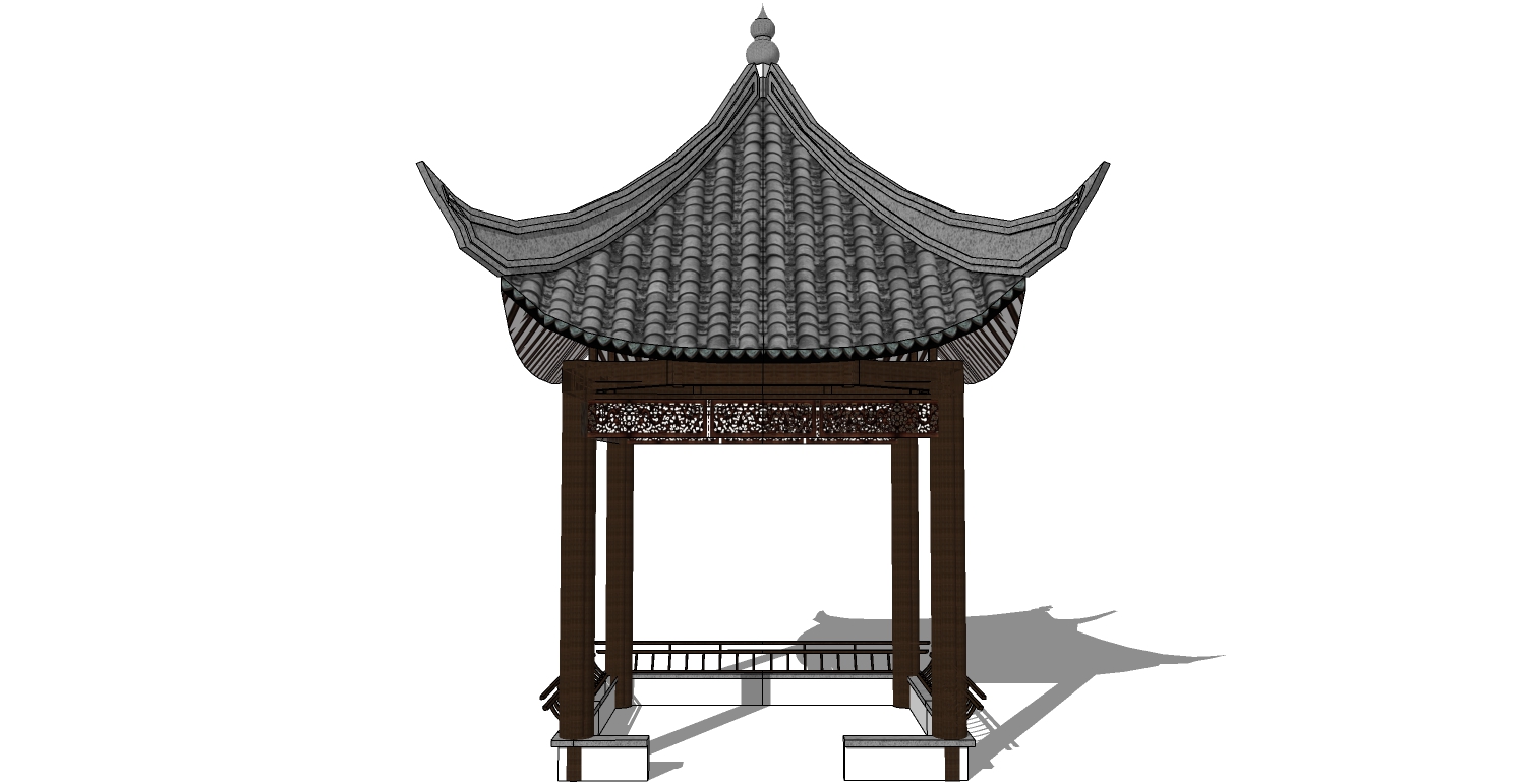中式古建凉亭 (10)(1)