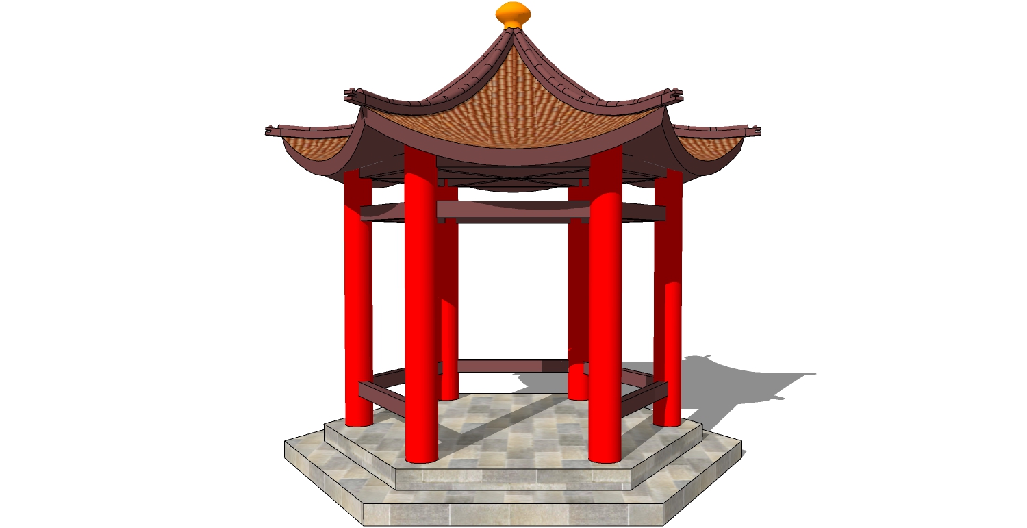 中式古建凉亭 (14)(1)