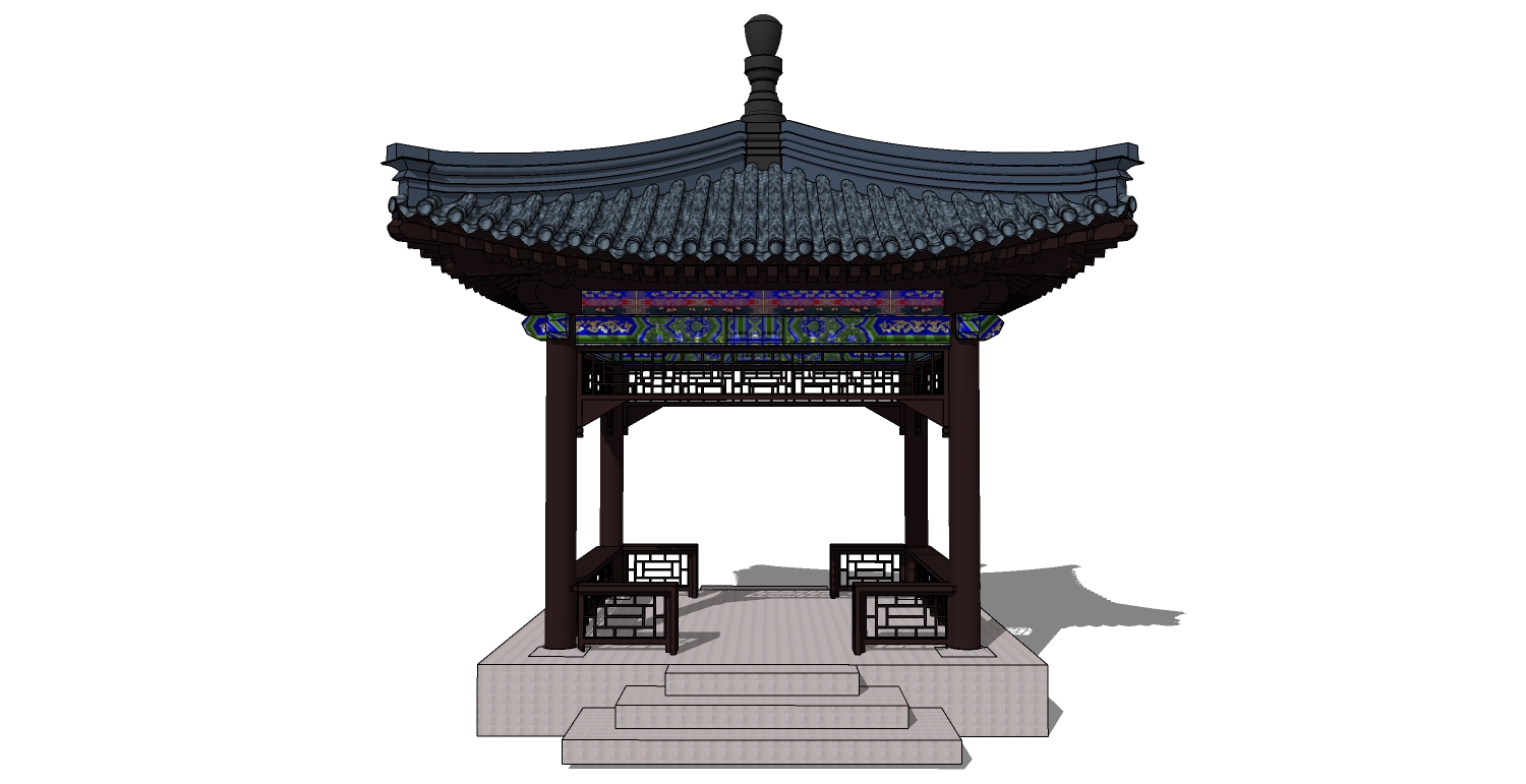 中式古建凉亭 (20)(1)