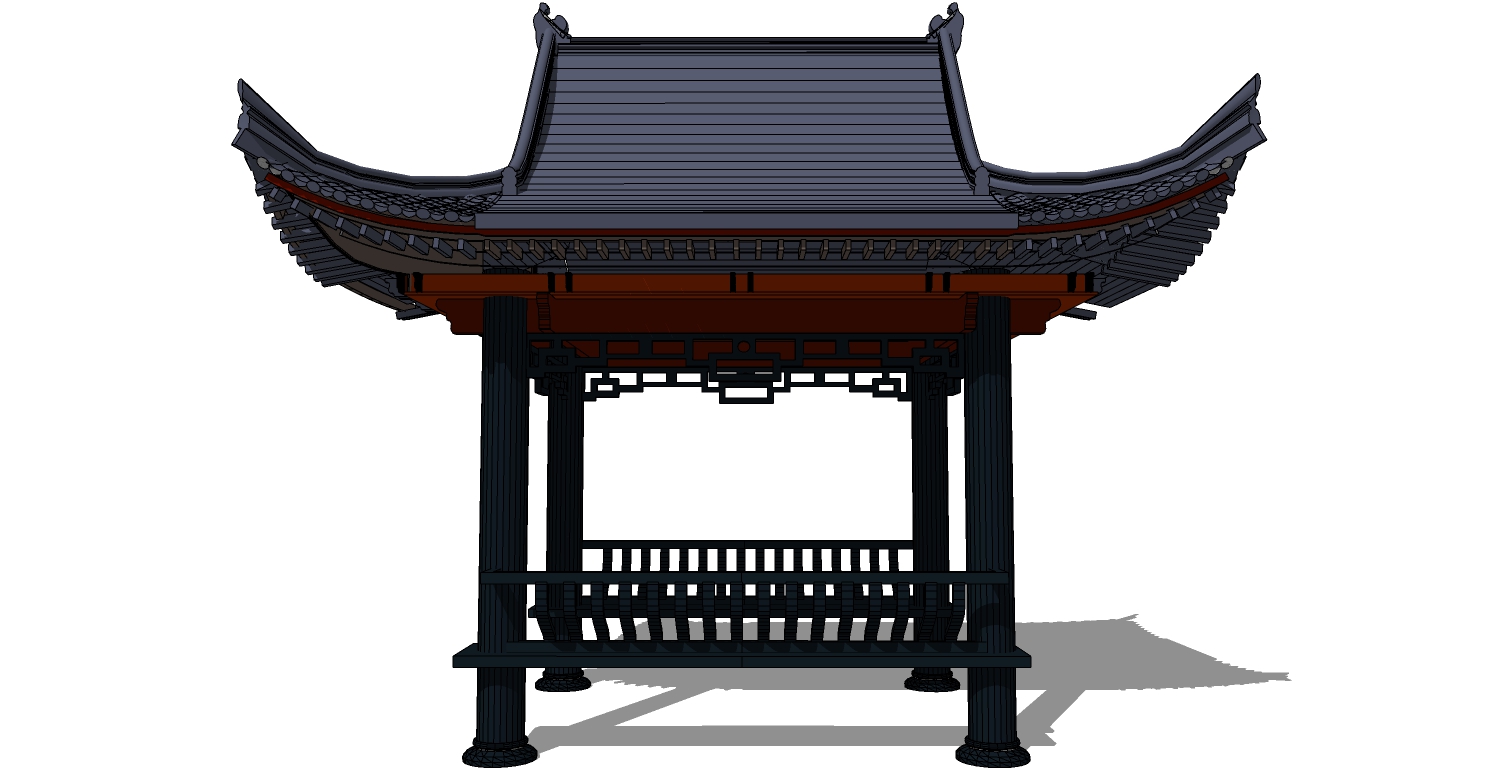 中式古建凉亭 (24)(1)