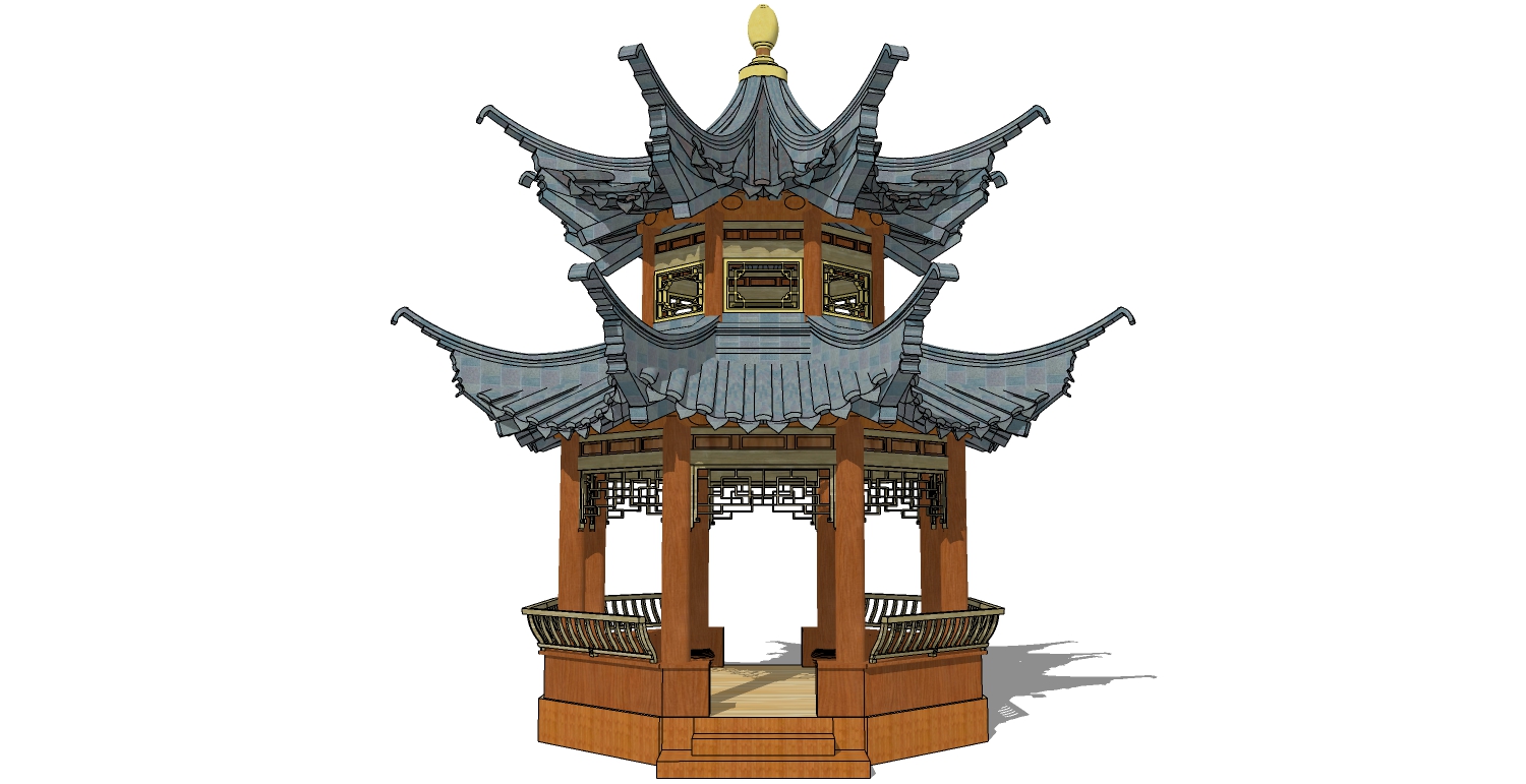 中式韩式日式古建凉亭 a (2)(1)