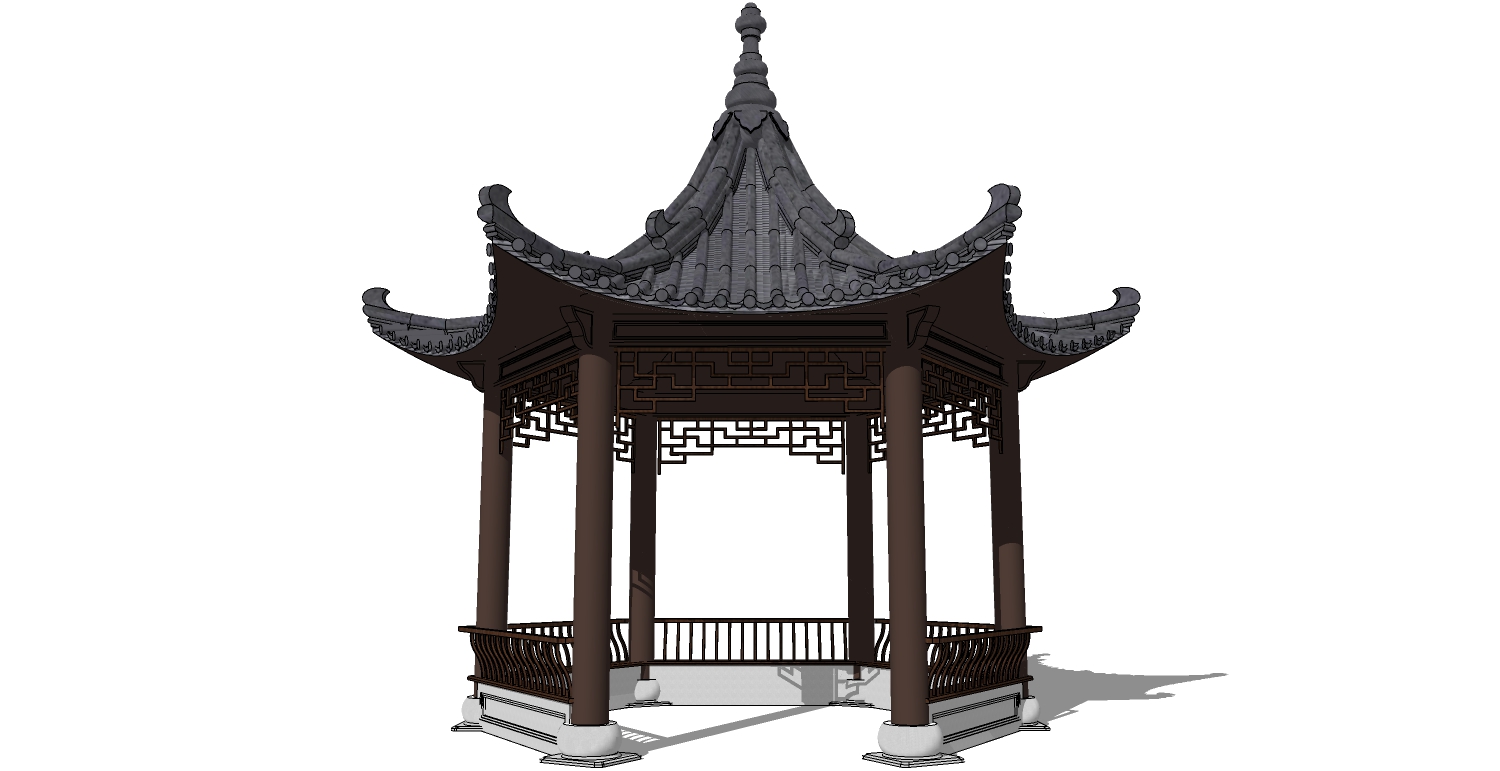 中式古建凉亭 (29)(1)