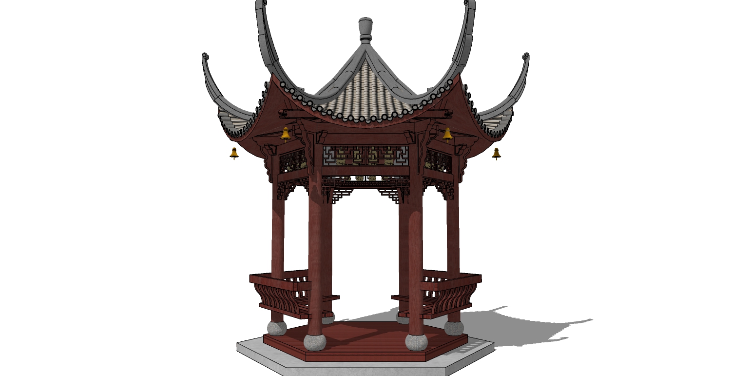 中式古建凉亭 (37)(1)
