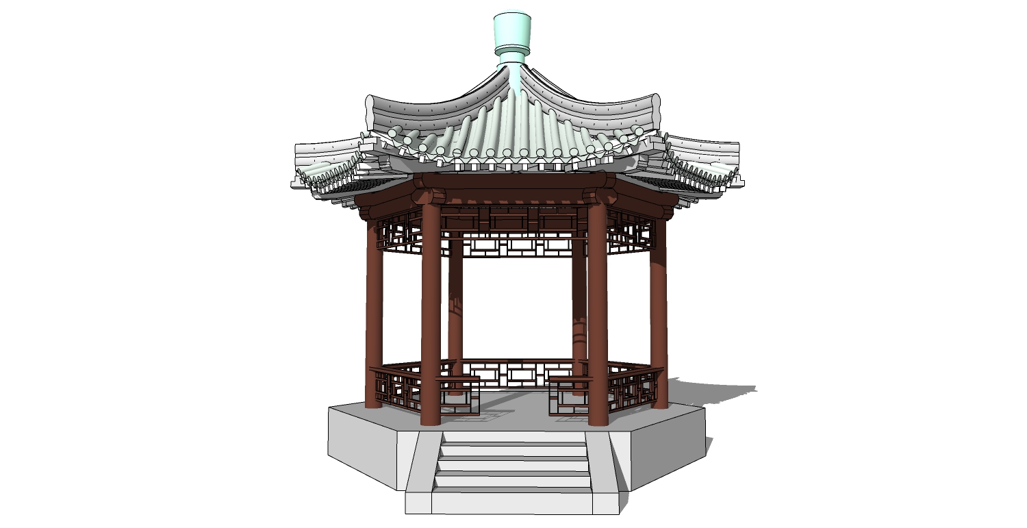 中式古建凉亭 (39)(1)