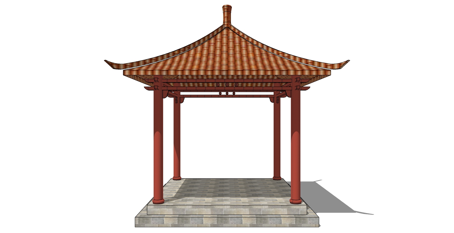 中式古建凉亭 (40)(1)
